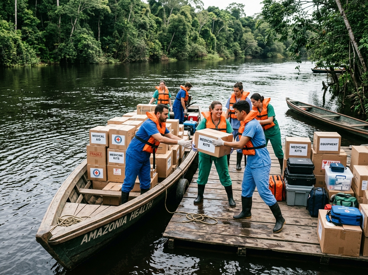Logística Fluvial Brasil por Vidas